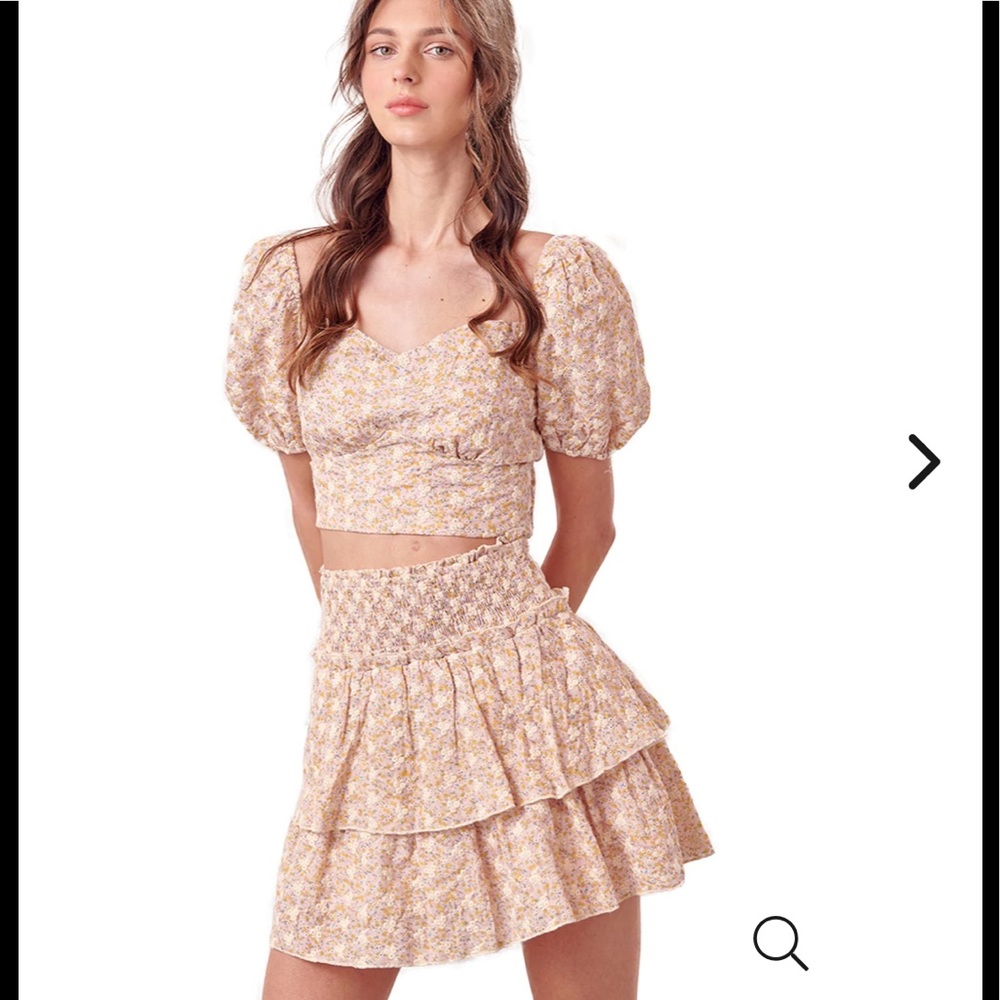 Top and Skirt Set